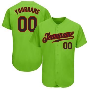 Custom Neon Green Baseball Jerseys, Baseball Uniforms For Your Team