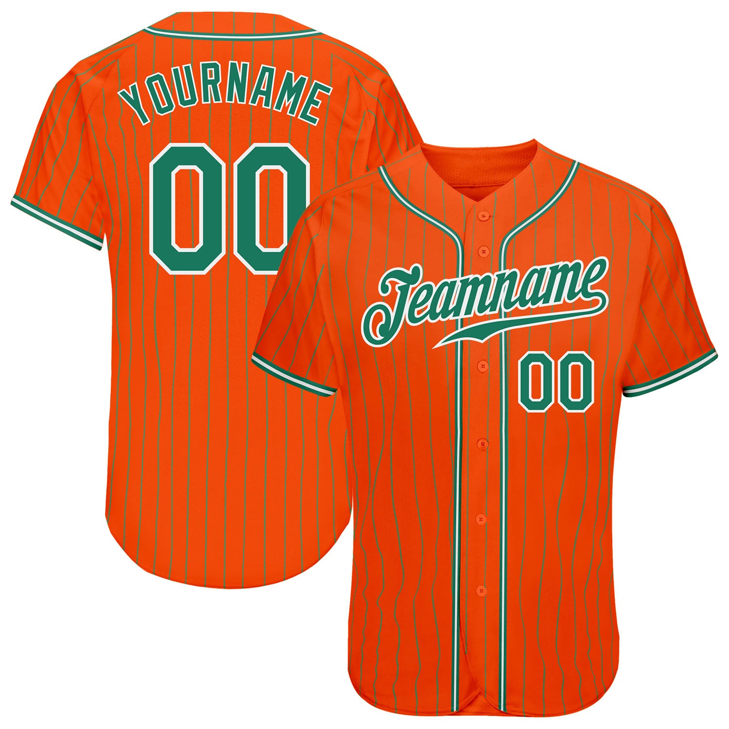 Custom Aqua Orange 3D Miami City Edition Fade Fashion Authentic Baseball  Jersey