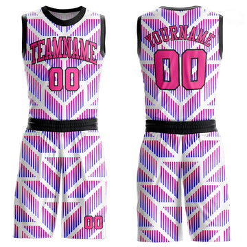 Pink Sublimated Custom Team Basketball Jerseys Shorts | YoungSpeeds Womens