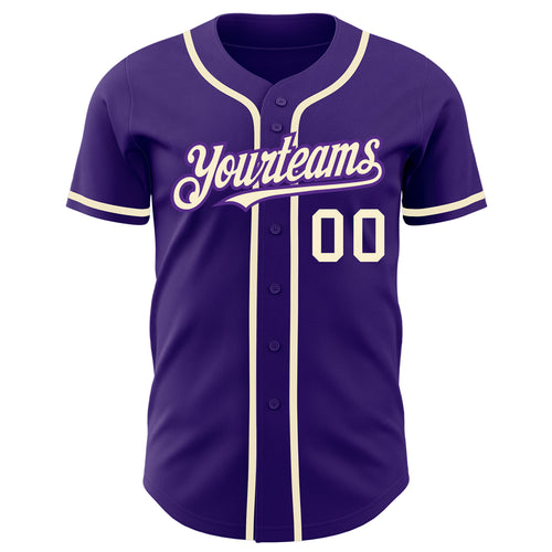 Cheap Custom Aqua Purple-White Authentic Baseball Jersey Free