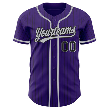 Custom Purple Grey Baseball Uniforms - Stand Out on Field - Order Now
