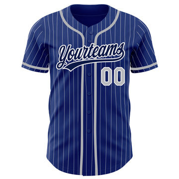 Boys Baseball Uniform Royal Blue Pinstripe Jersey & Pants 