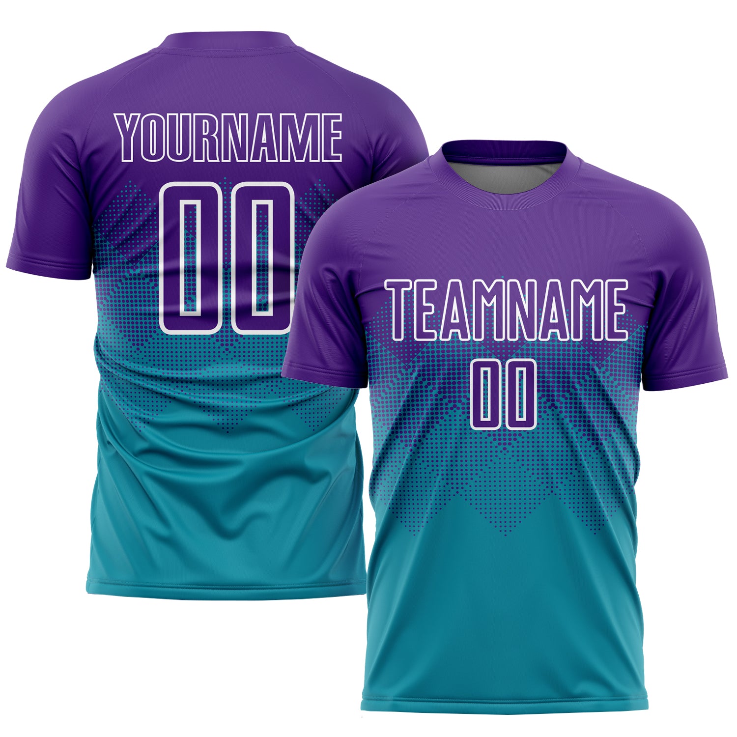 Cricket Jersey Kit Uniform Fully Customized Color Clothing Purple & Sky Blue  2 Piece Set - Cricket