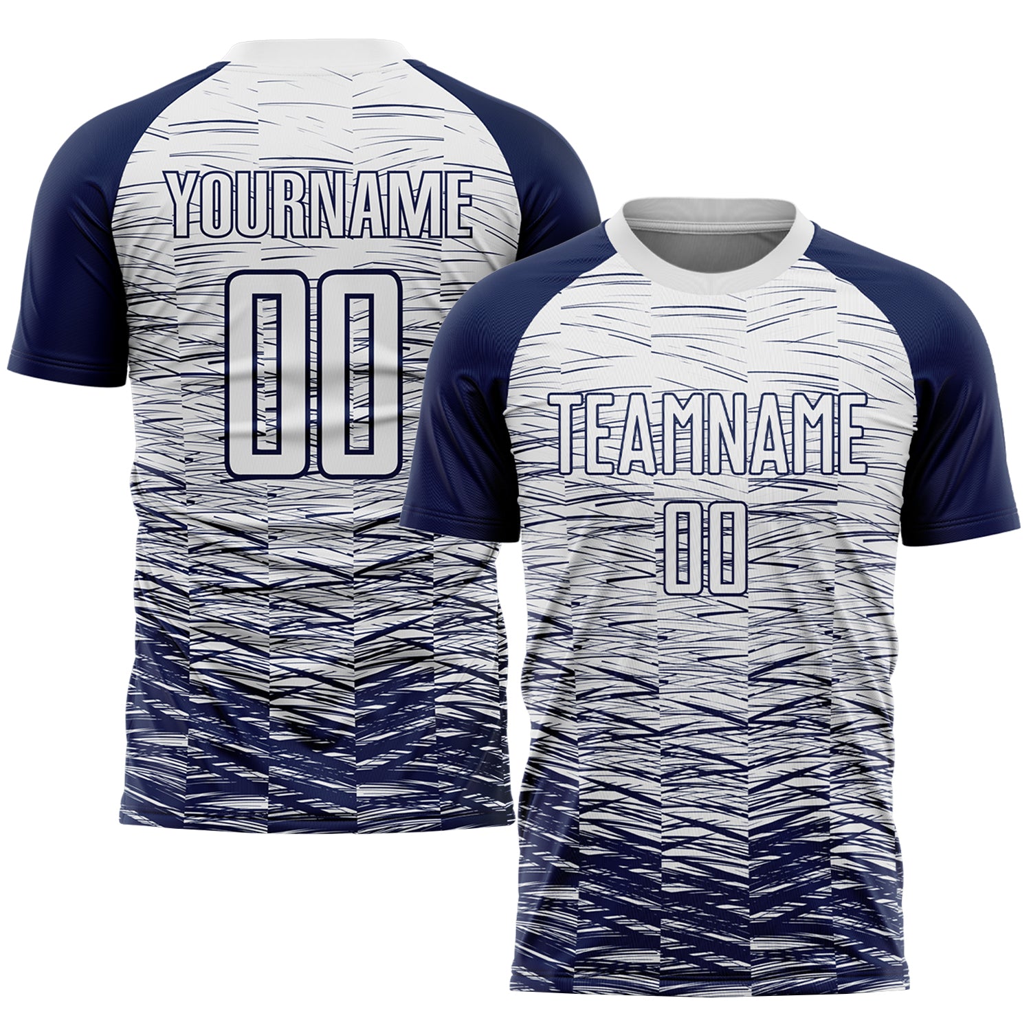 Cheap Custom Gold Navy-White Sublimation Soccer Uniform Jersey