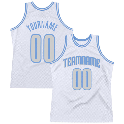 Sale Build Light Blue Basketball Olive Rib-Knit Jersey White –  CustomJerseysPro