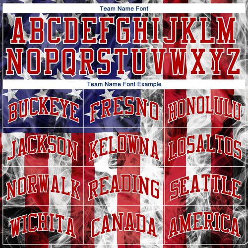 Cheap Custom White White-Red 3D American Flag Authentic Baseball Jersey Free  Shipping – CustomJerseysPro