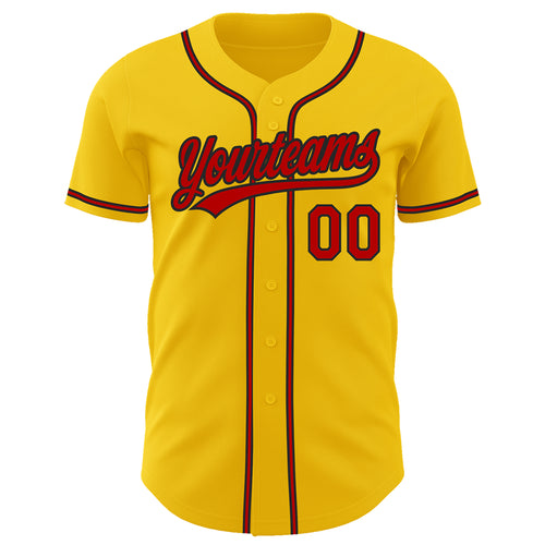 Winnie The Pooh Red Yellow Patterns Custom Baseball Jersey