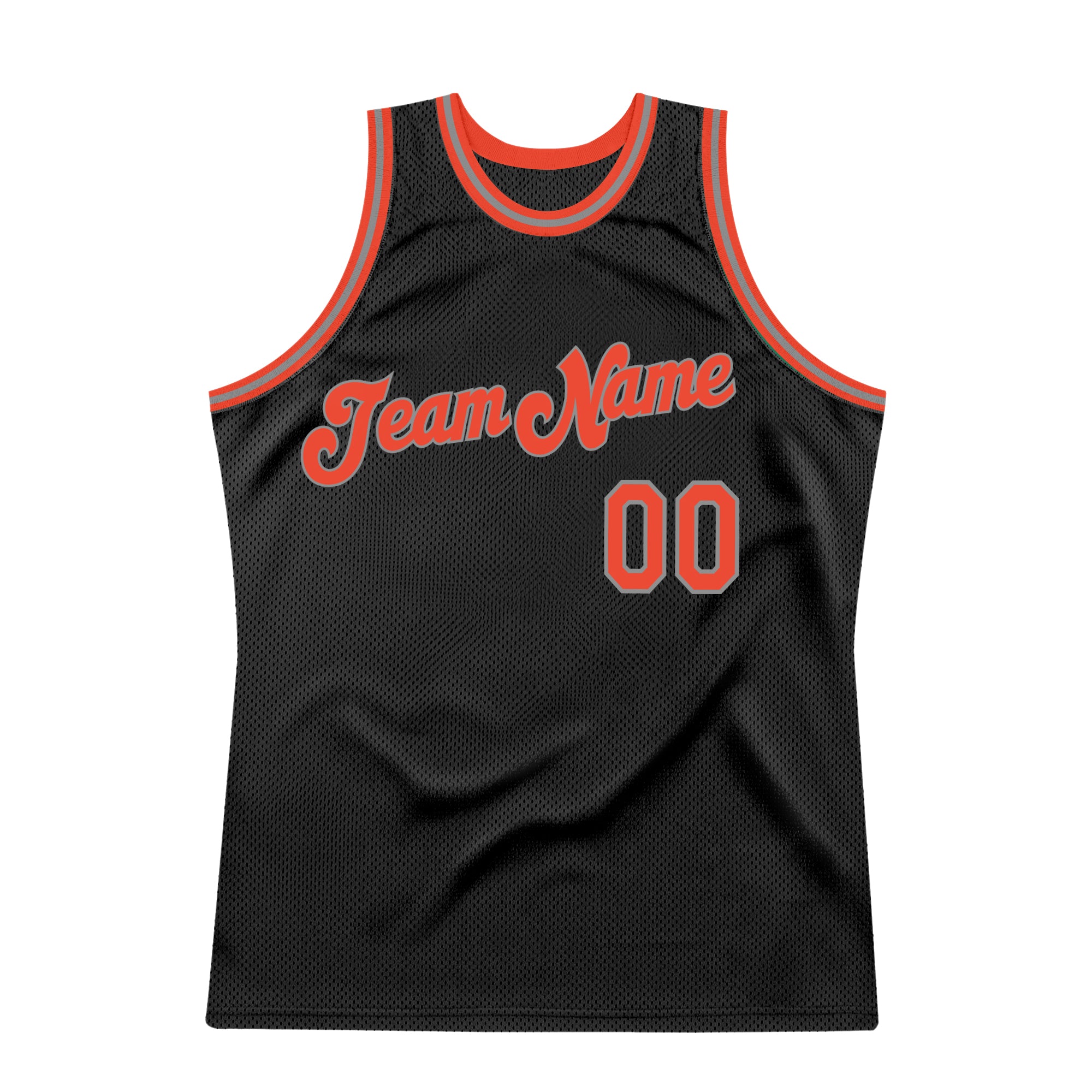 Custom Black Orange Fade Fashion Authentic City Edition Basketball Jersey