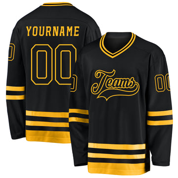 Custom Hockey Jerseys Toronto Maple Leafs Jersey Name and Number Black Golden City Edition NHL