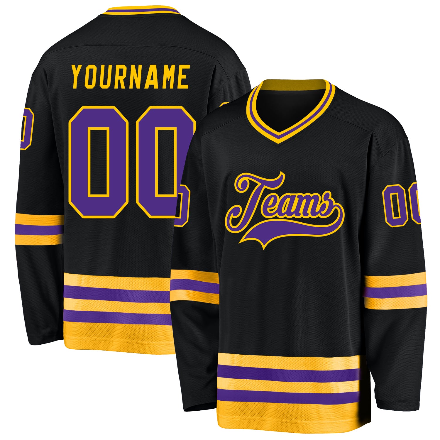 Personalized NHL Jersey Pittsburgh Penguins White/Purple Hockey