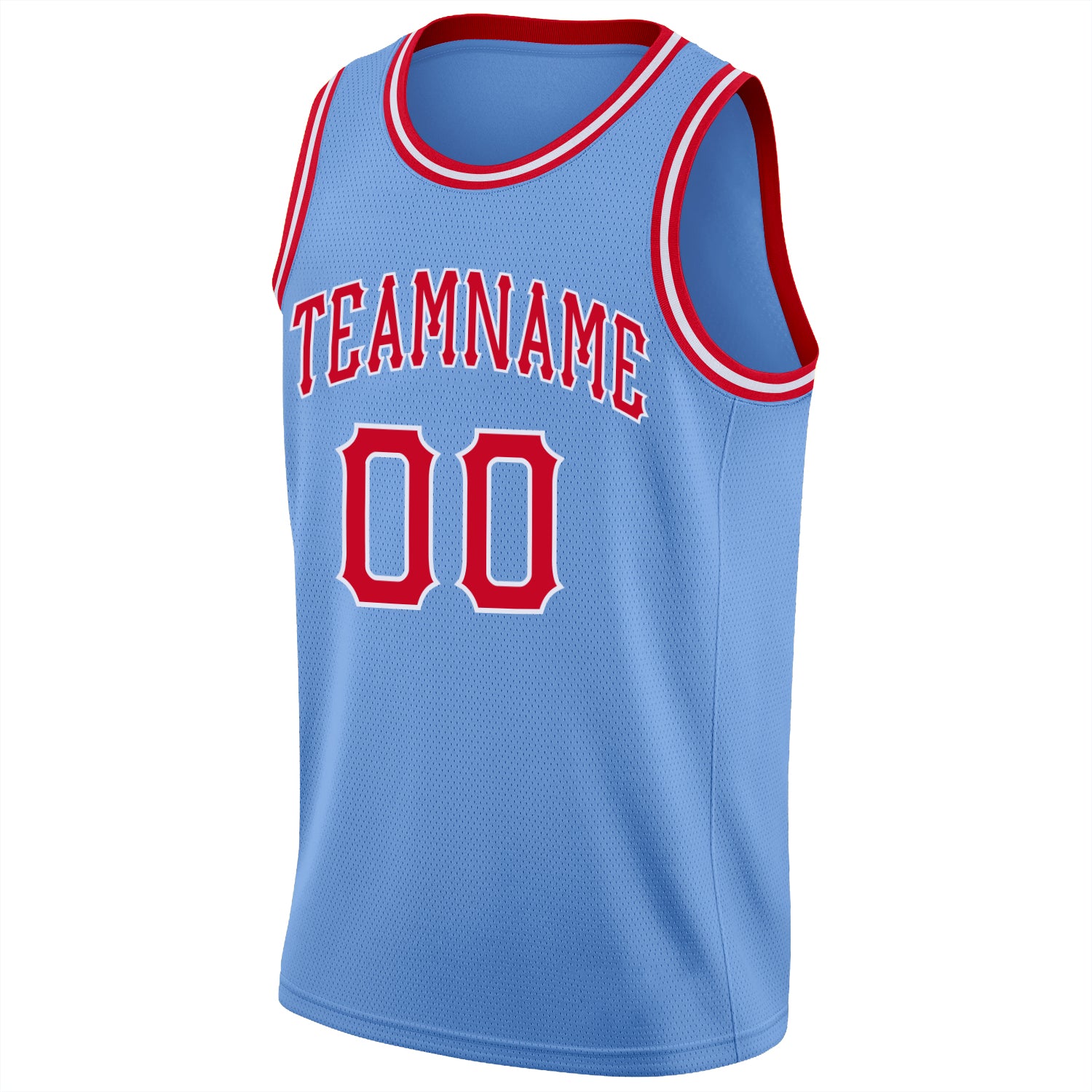 White and best sale red jersey basketball