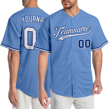 Custom Phillies V Neck Baseball Jerseys, Vintage Baby Blue