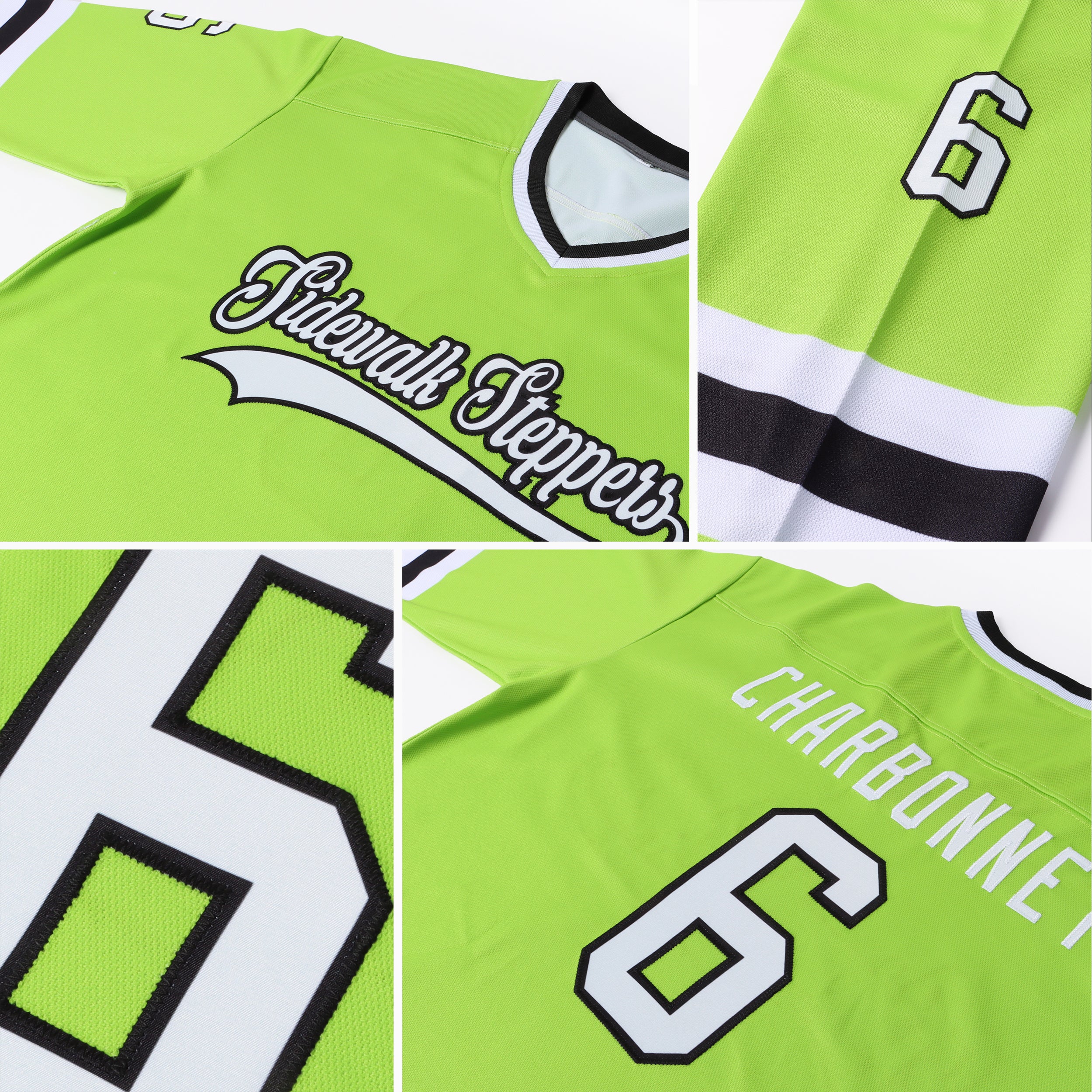 Custom Hockey City Jersey Graffiti Shirts Printed/Stitched  Personalized Apparel Gifts for Fans Men Women Youth Design Your Name Number  Black Green : Clothing, Shoes & Jewelry
