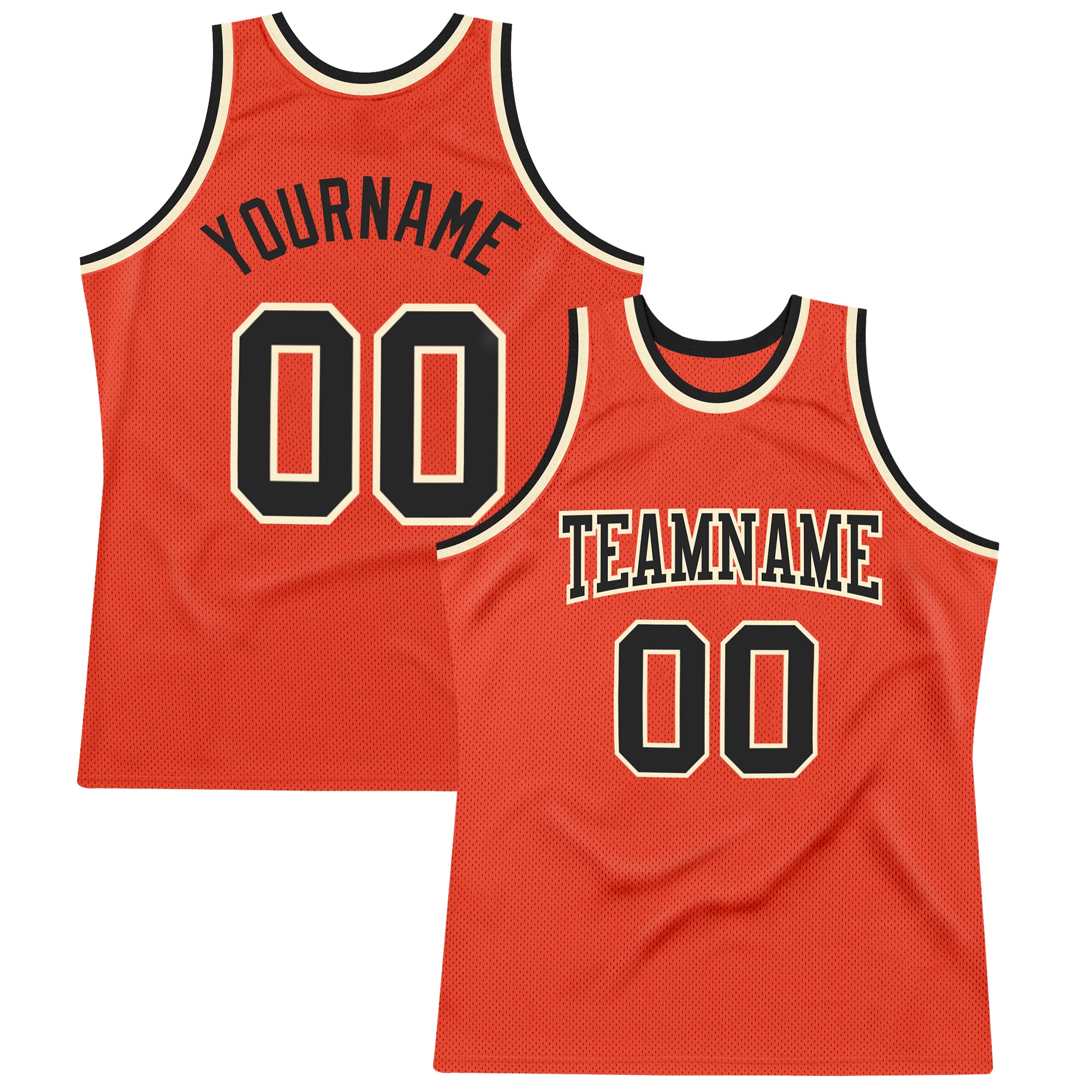 Custom White Black-Orange Authentic Split Fashion Basketball Jersey Discount
