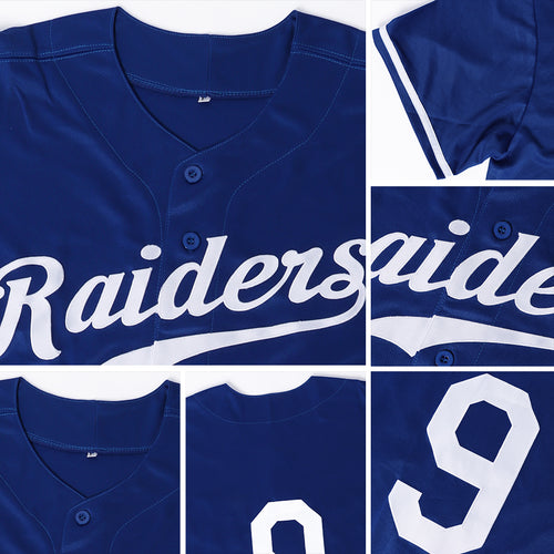 Custom Team Red Baseball Authentic Royal Jersey Gray