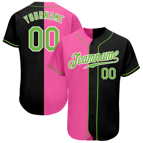 Neon Green Purple Black Custom Baseball Jerseys For Men & Women JN10332_3433