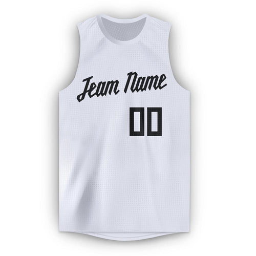 Custom Cream Black Round Neck Basketball Jersey – CustomJerseysPro