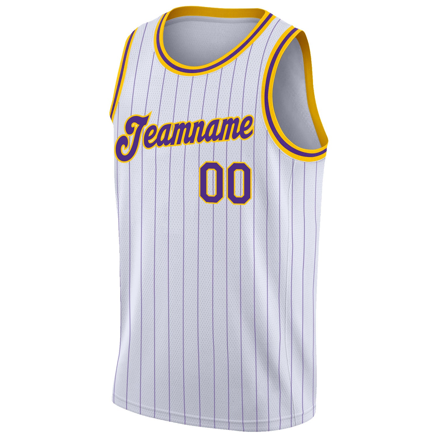 Purple pinstripe deals lakers jersey