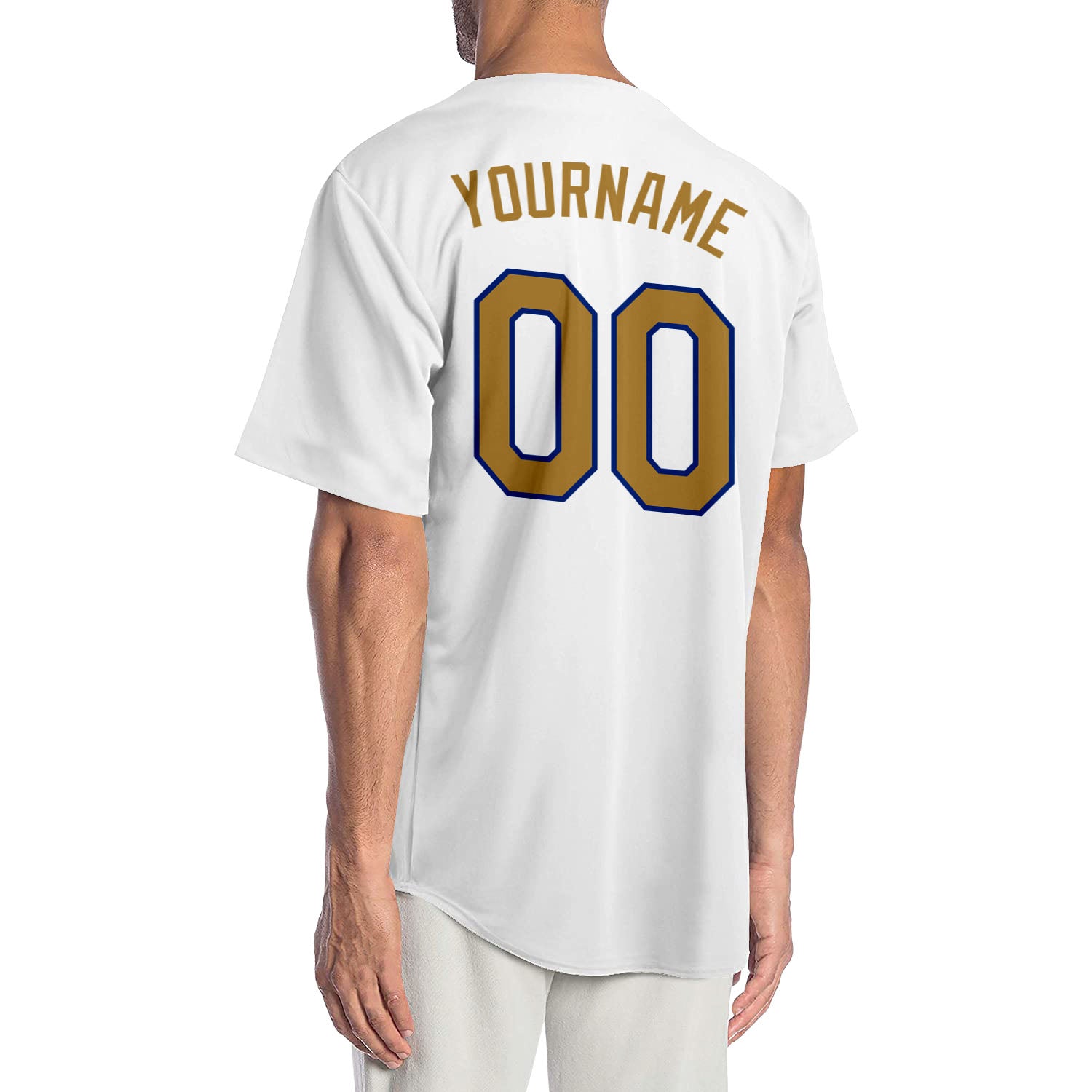 Sale Build Gold Baseball Authentic Red Throwback Shirt White –  CustomJerseysPro